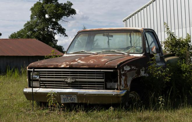 Abandoned Truck with Rust