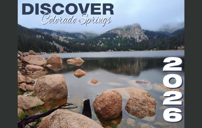 Calendar cover for the DiscoverCOS 2026 Calendar.