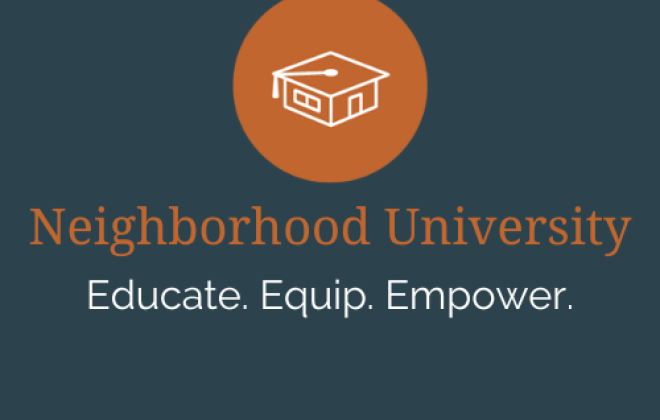 neighborhood university educate equip empower