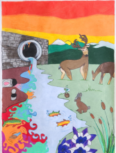 Artwork titled "Storm Drain Stormwater"